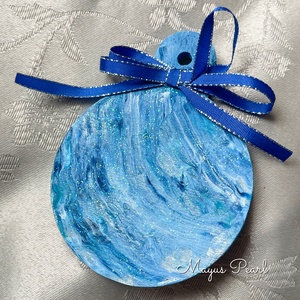 Festett fa karácsonyfadísz , Karácsony, Karácsonyi lakásdekoráció, Karácsonyfadíszek, Famegmunkálás, MESKA