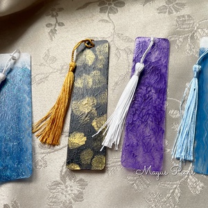 Kézzel festett akril könyvjelző  - könyv & zene - könyvjelző - Meska.hu