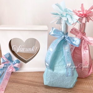 Gender party szett -babaváró bulira - játék & sport - babalátogató ajándékcsomag - Meska.hu