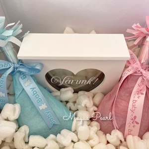 Gender party szett -babaváró bulira - játék & sport - babalátogató ajándékcsomag - Meska.hu