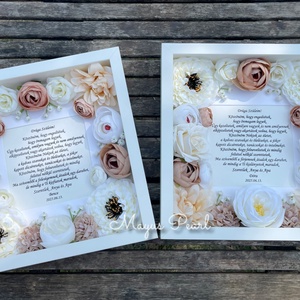 Virágos szülőköszöntő ajándék - esküvő - emlék & ajándék - szülőköszöntő ajándék - Meska.hu