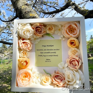 Virágos szülőköszöntő ajándék - esküvő - emlék & ajándék - szülőköszöntő ajándék - Meska.hu