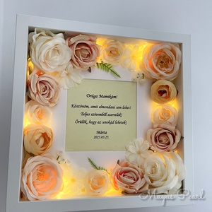 Virágos szülőköszöntő ajándék - esküvő - emlék & ajándék - szülőköszöntő ajándék - Meska.hu