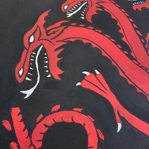 Trónok harca címer festmény - Game Of Thrones  -  - Meska.hu