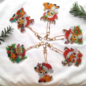 Csilli-villi karácsonyfa díszek 2. - karácsony - karácsonyi lakásdekoráció - karácsonyfadíszek - Meska.hu