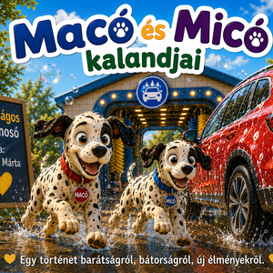 Macó és Micó kalandjai az Autómosóban - PDF mesekönyv óvodásoknak, Könyv & Zene, Könyv, , MESKA