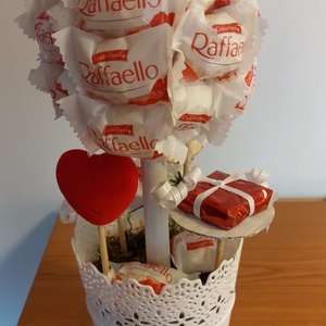 Raffaello fa, csokoládé fa, bon bon fa, anyák napjára, ballagásra, ajándékba  - esküvő - emlék & ajándék - szülőköszöntő ajándék - Meska.hu