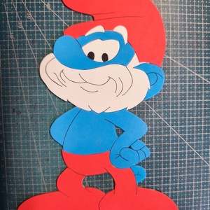 Törpapa dekorgumi figura , Baba - mama, Babaszoba dekoráció, Babanév dekoráció, Dekorgumi, MESKA