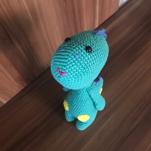 Amigurumi Dinó - játék & sport - plüssállat & játékfigura - más figura - Meska.hu