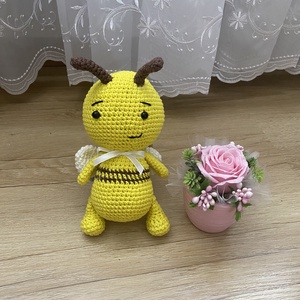 Amigurumi Méhecske, Játék & Sport, Plüssállat & Játékfigura, Más figura, Horgolás, MESKA