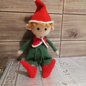 Horgolt manócska - Meska.hu