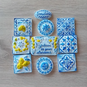 Citromos szett  - kellékek & szerszámok - dekorációs kellékek - figurák - Meska.hu