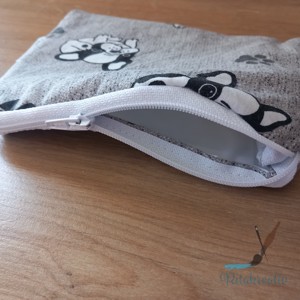 Mosható betét tartó boston terrier - szépségápolás - intim higiénia - egészségügyi tartó - Meska.hu