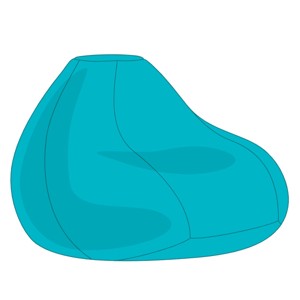 Türkiz XXL Babzsákfotel Huzat, Otthon & Életmód, Bútor, Babzsák huzat, Babzsák, , MESKA