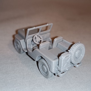 Jeep kisautó makett - 3D nyomtatott KIT kártya - otthon & életmód - dekoráció - dísztárgy - Meska.hu