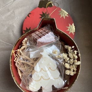 Szójagyertya ajándékcsomag - karácsony - karácsonyi lakásdekoráció - karácsonyi illatgyertya, mécses - Meska.hu