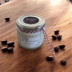 Tégelyes szójaviasz gyertya, Otthon & Életmód, Gyertya, illat, aroma, Gyertya, Gyertya-, mécseskészítés, MESKA