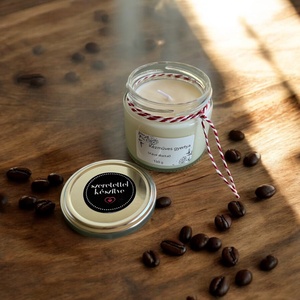 Tégelyes szójaviasz gyertya - otthon & életmód - gyertya, illat, aroma - gyertya - Meska.hu