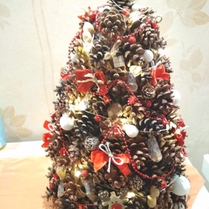 Karácsonyfa toboz fenyő - karácsony - karácsonyi lakásdekoráció - Meska.hu