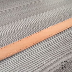 Varrott szélű natúr öv - ruha & divat - öv & övcsat - öv - Meska.hu