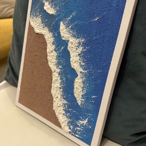 Tenger suttogása - művészet - festmény - festmény vegyes technika - Meska.hu