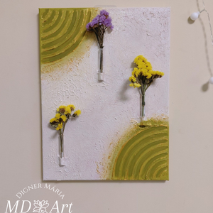 A természet lehelete -3D textúrált falikép - művészet - festmény - festmény vegyes technika - Meska.hu