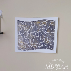 Az életünk útjai-textúrált falikép - művészet - festmény - festmény vegyes technika - Meska.hu