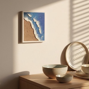 Tenger morajlás - művészet - festmény - festmény vegyes technika - Meska.hu