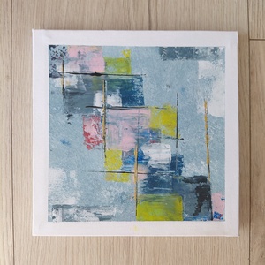 Minimal absztrakt festmény,20�20cm, Művészet, Festmény, Akril, Festészet, MESKA