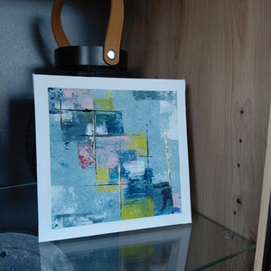 Minimal absztrakt festmény,20�20cm - művészet - festmény - akril - Meska.hu