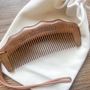 Birthing comb, labor comb, fésű szüléshez, vajúdó fésű - esküvő - hajdísz - fésűs hajdísz - Meska.hu