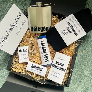 Groom box, Ajándék a vőlegénynek, Vőlegény ajándékcsomag, Esküvő, Esküvői szett, , MESKA