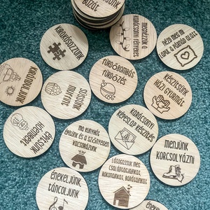 Adventi korongok, Adventi naptár másképp  - karácsony - adventi díszek - adventi naptár - Meska.hu Adventi korongok, Adventi naptár másképp  - karácsony - adventi díszek - adventi naptár - Meska.hu