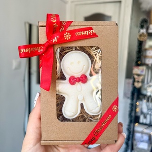 Mézeskalács gyertya, illatos gyertya, karácsonyi gyertya  - karácsony - karácsonyi lakásdekoráció - karácsonyi illatgyertya, mécses - Meska.hu