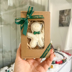 Mézeskalács gyertya, illatos gyertya, karácsonyi gyertya  - karácsony - karácsonyi lakásdekoráció - karácsonyi illatgyertya, mécses - Meska.hu