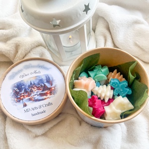 Karácsonyi illatviasz csomag, Karácsony, Karácsonyi lakásdekoráció, Karácsonyi illatgyertya, mécses, Gyertya-, mécseskészítés, MESKA