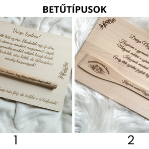 Szülőköszöntő ajándék, Gravírozott ajándék - esküvő - emlék & ajándék - szülőköszöntő ajándék - Meska.hu