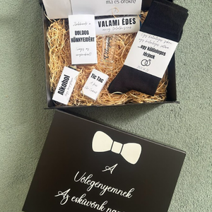 The Yes day kit - groom box, Ajándék a vőlegénynek, Vőlegény ajándékcsomag - esküvő - esküvői szett - Meska.hu