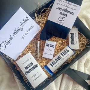 The Yes day kit - groom box, Ajándék a vőlegénynek, Vőlegény ajándékcsomag - Meska.hu