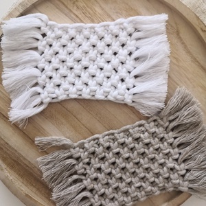 Makramé alátét - otthon & életmód - dekoráció - asztal és polc dekoráció - asztaldísz - Meska.hu