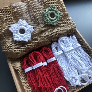 Makramé 5db hópihe készítő DIY csomag  - Meska.hu