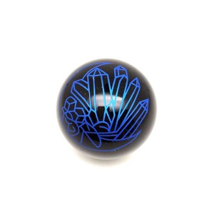 Golyó Obszidián kék kristály 5cm, Kellékek & szerszámok, Ásvány alapanyag, , MESKA