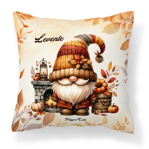 Névvel kérhető - Kandallós őszi manó mintás párna, Otthon & Életmód, Lakástextil, Párna & Párnahuzat, Díszpárna (belsővel együtt), , MESKA