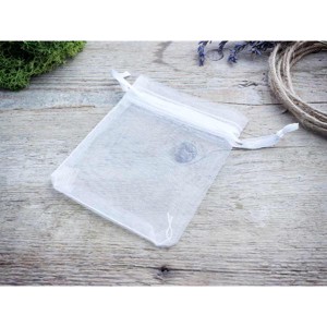 Organza tasak fehér színű, Otthon & Életmód, Papír, írószer, Ajándékzsák, csomagolás, , MESKA