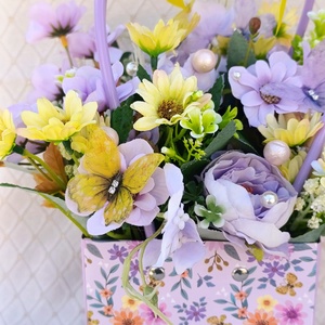 Virágtáska - otthon & életmód - virágdekoráció - virágdíszek - asztali virágdísz - Meska.hu