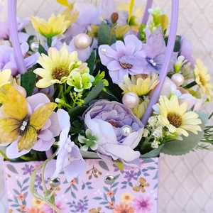 Virágtáska - otthon & életmód - virágdekoráció - virágdíszek - asztali virágdísz - Meska.hu