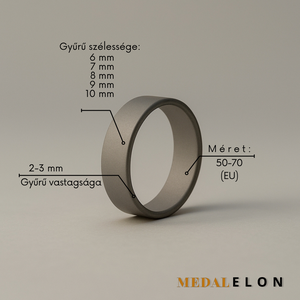 Sárgaréz és dió fa gyűrű gitárhúrral - ékszer - gyűrű - kerek gyűrű - Meska.hu