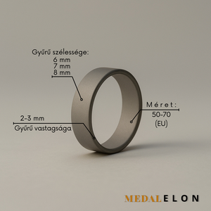 Fekete diófa gyűrű sárgaréz huzallal - ékszer - gyűrű - kerek gyűrű - Meska.hu