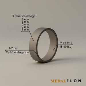 Sárgaréz és mahagóni fa gyűrű - ékszer - gyűrű - kerek gyűrű - Meska.hu