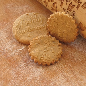 Mintázó sodrófa magyaros mintával - otthon & életmód - konyhafelszerelés, tálalás - sütés, főzés - sütikiszúró - Meska.hu